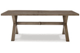 Beach Front Beige Outdoor Dining Table