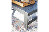 Amora Charcoal Gray Outdoor Coffee Table from Ashley - Luna Furniture