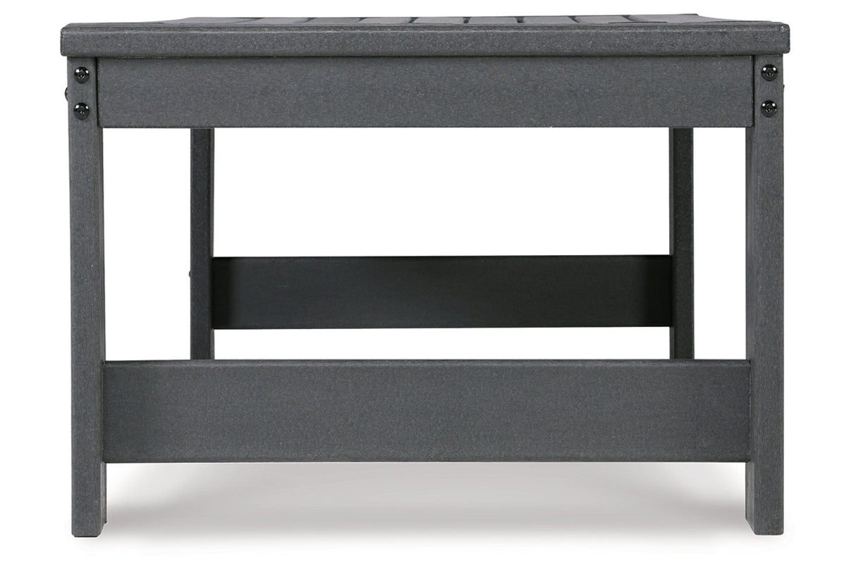 Amora Charcoal Gray Outdoor Coffee Table from Ashley - Luna Furniture