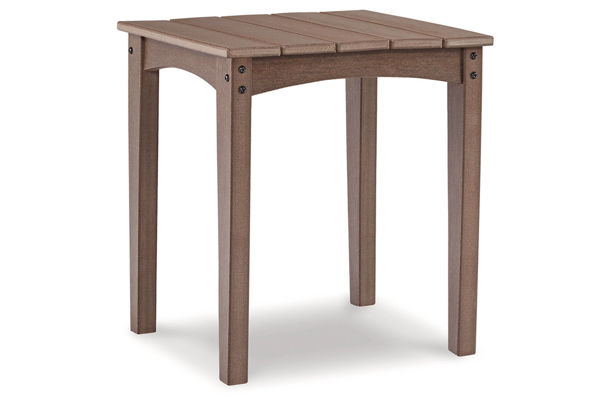 Emmeline Brown Outdoor End Table -  Ashley - Luna Furniture