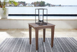 Emmeline Brown Outdoor End Table -  Ashley - Luna Furniture