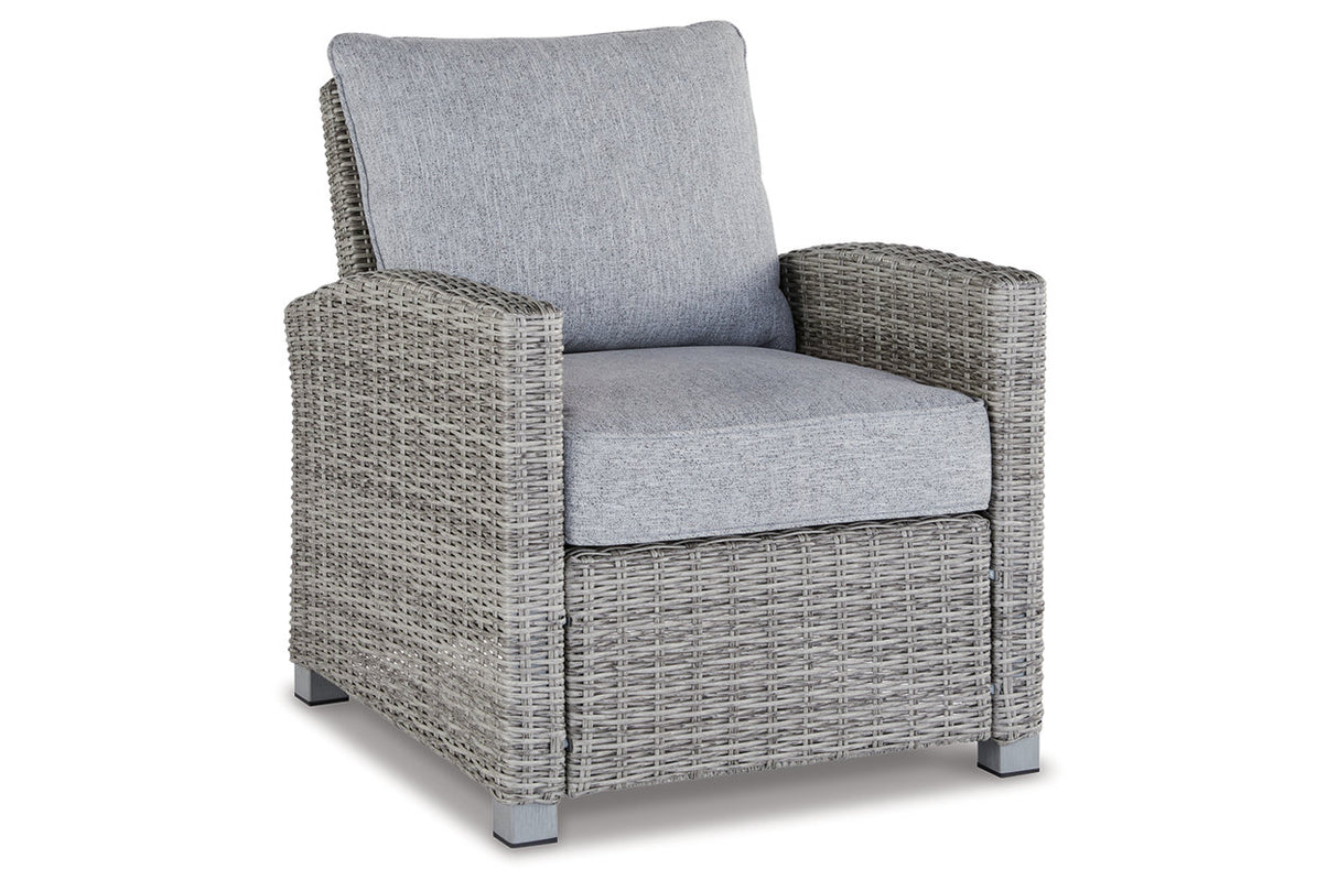 NAPLES BEACH Light Gray Lounge Chair with Cushion -  Ashley - Luna Furniture