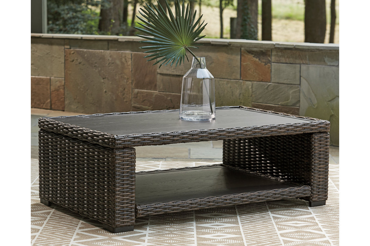 Grasson Lane Brown Coffee Table from Ashley - Luna Furniture