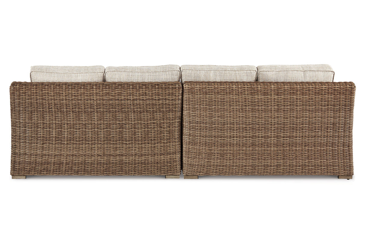 Beachcroft Beige Left-Arm Facing Loveseat/Right-Arm Facing Loveseat -  Ashley - Luna Furniture