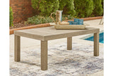 Silo Point Brown Outdoor Coffee Table -  Ashley - Luna Furniture