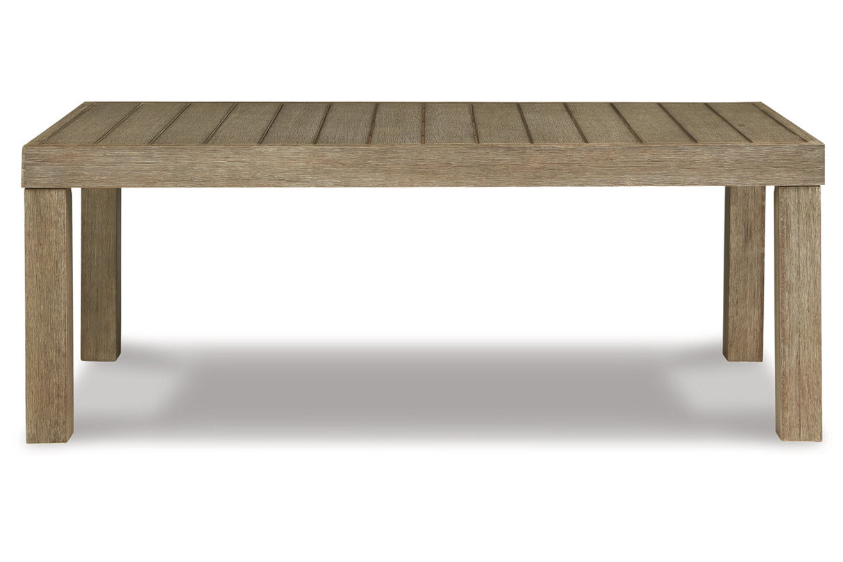 Silo Point Brown Outdoor Coffee Table -  Ashley - Luna Furniture