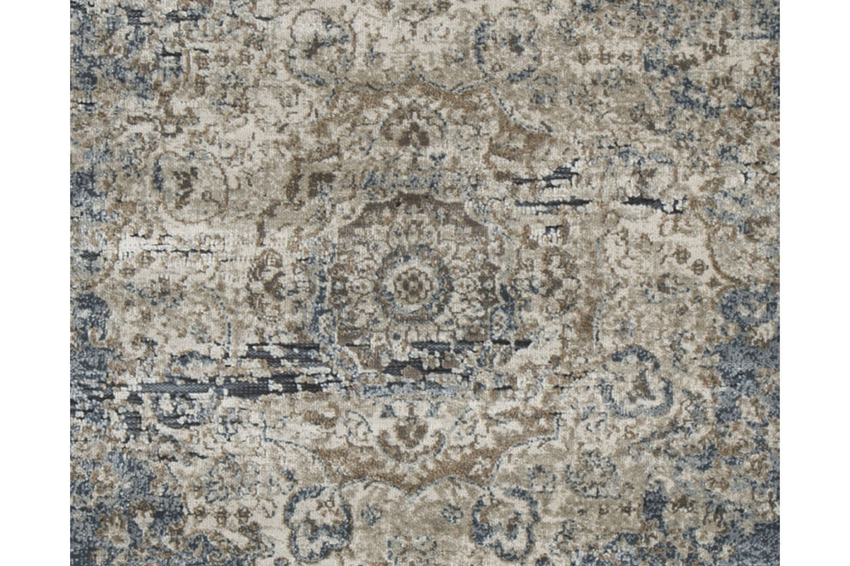 South Blue/Beige 8' x 10' Rug from Ashley - Luna Furniture