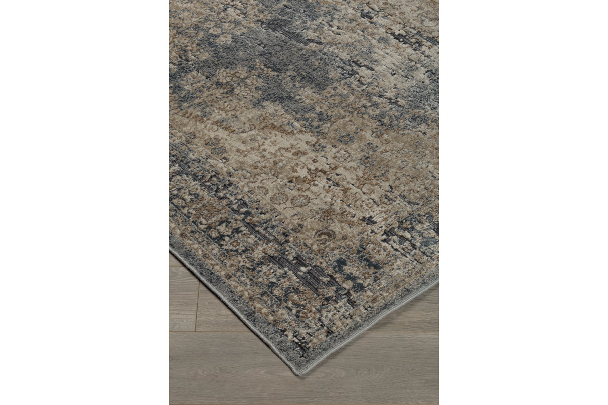 South Blue/Beige 8' x 10' Rug from Ashley - Luna Furniture