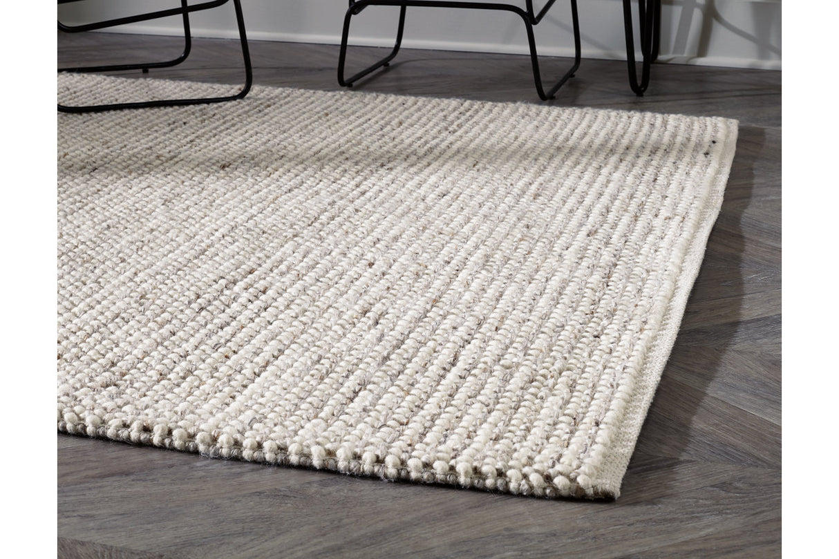 Jossick Cream/Gray Large Rug -  Ashley - Luna Furniture