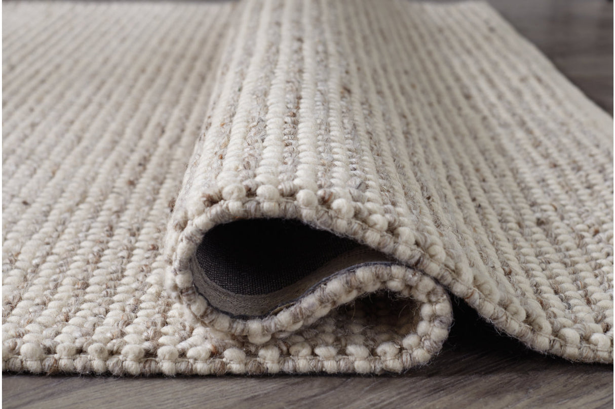 Jossick Cream/Gray Medium Rug from Ashley - Luna Furniture