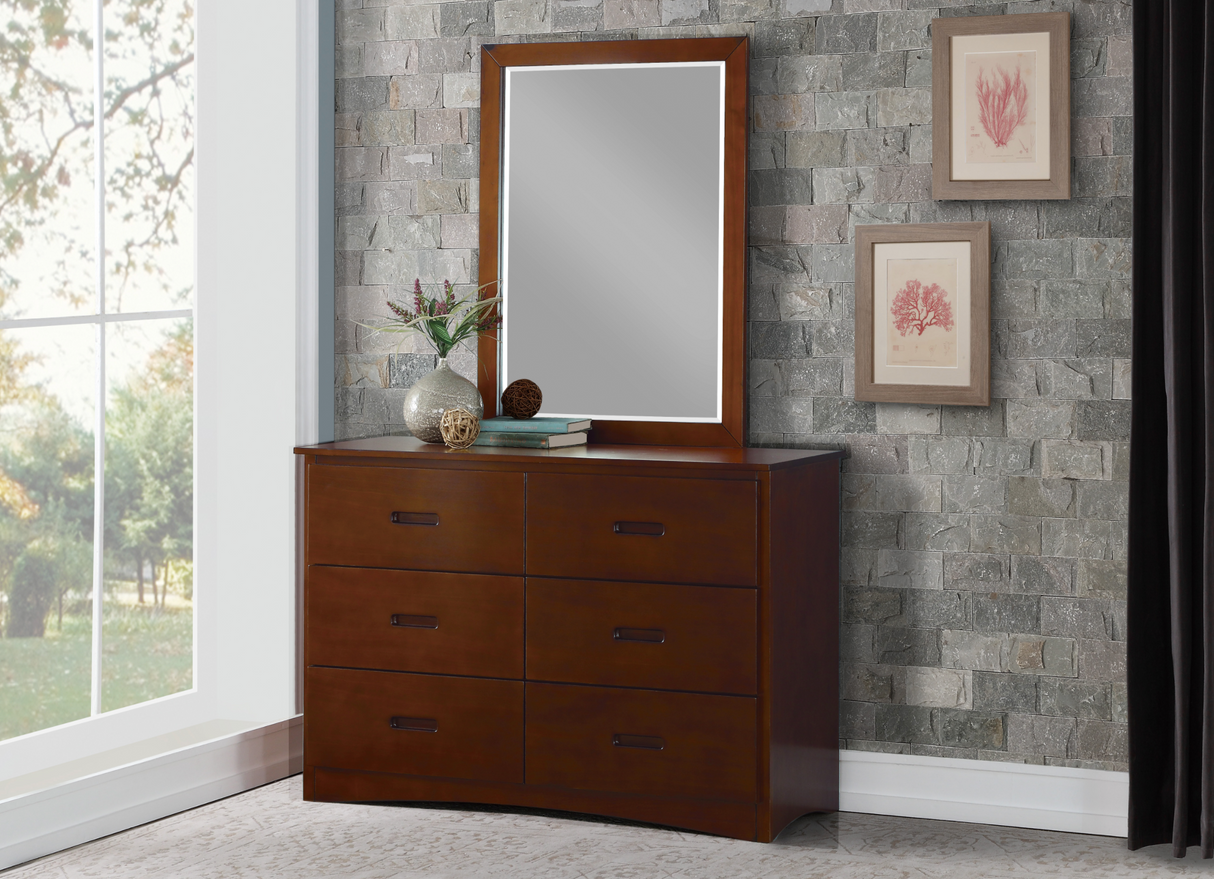 Rowe Dark Cherry Mirror