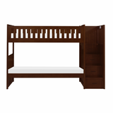 Rowe Dark Cherry Twin/Twin Step Bunk Bed