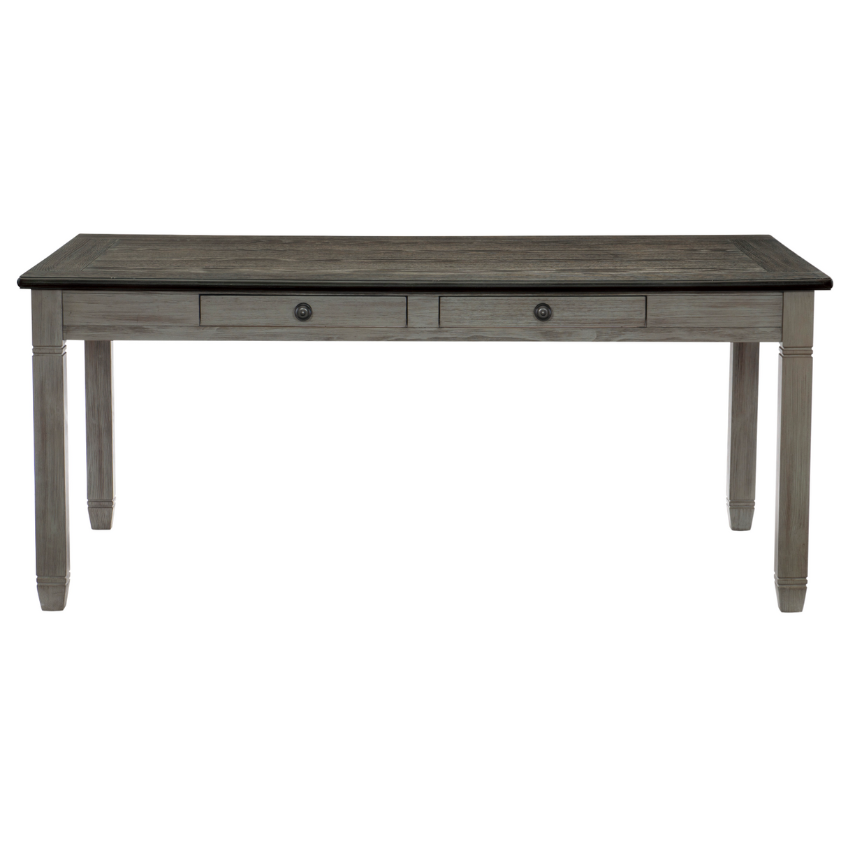 Granby Antique Gray Dining Table -  Homelegance - Luna Furniture