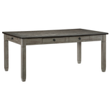 Granby Antique Gray Dining Table -  Homelegance - Luna Furniture