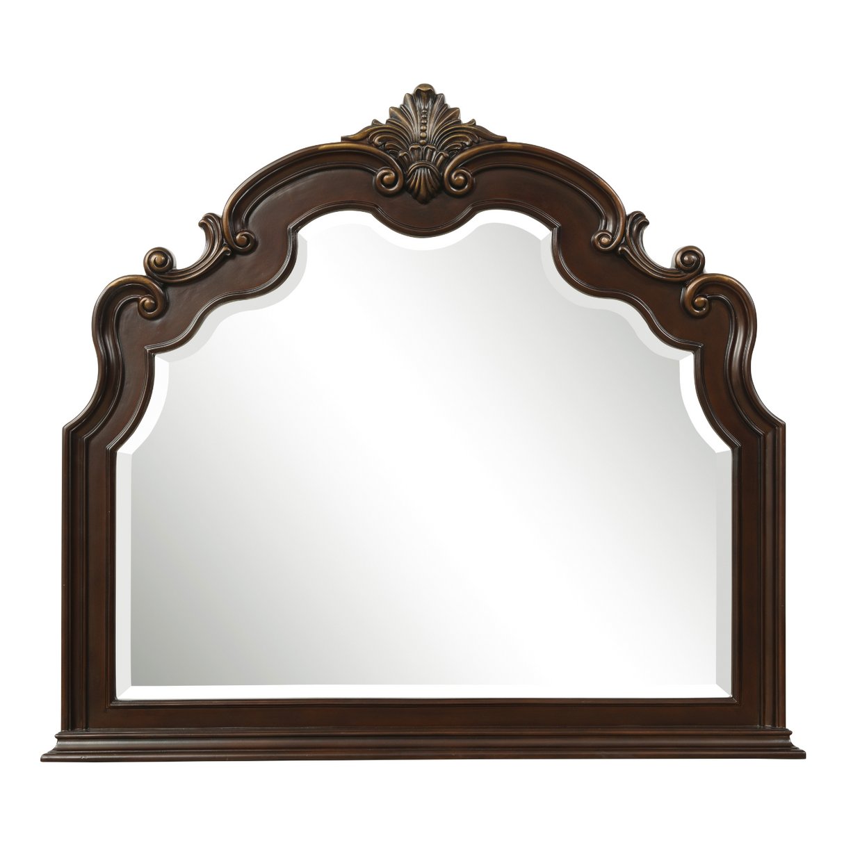 Cavalier Dark Cherry Mirror (Mirror Only) - Homelegance - Luna Furniture