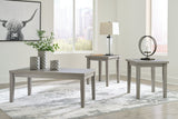 Loratti Gray Table -  Ashley - Luna Furniture