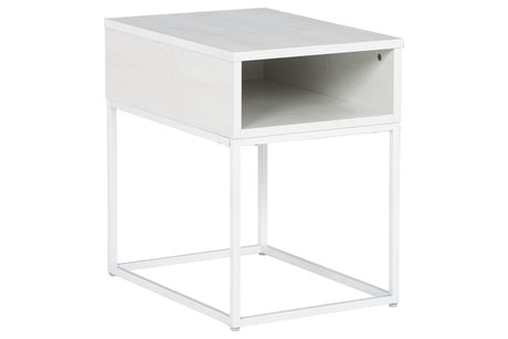Deznee White End Table -  Ashley - Luna Furniture