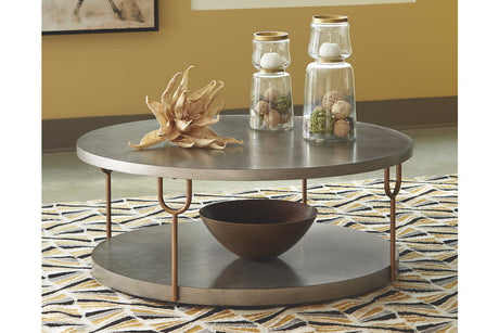 Ranoka Platinum Coffee Table from Ashley - Luna Furniture