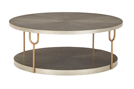 Ranoka Platinum Coffee Table from Ashley - Luna Furniture