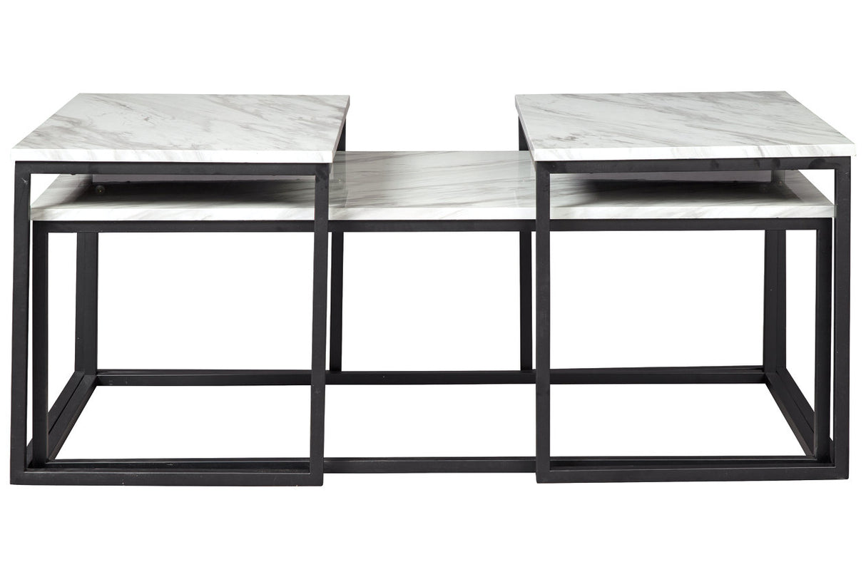 Donnesta Gray/Black Table from Ashley - Luna Furniture