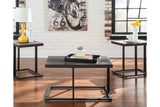 Airdon Bronze Finish Table from Ashley - Luna Furniture