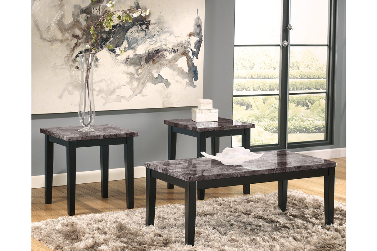 Maysville Black Table from Ashley - Luna Furniture