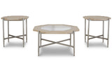 Varlowe Bisque Table from Ashley - Luna Furniture