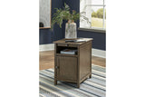 Treytown Grayish Brown Chairside End Table from Ashley - Luna Furniture