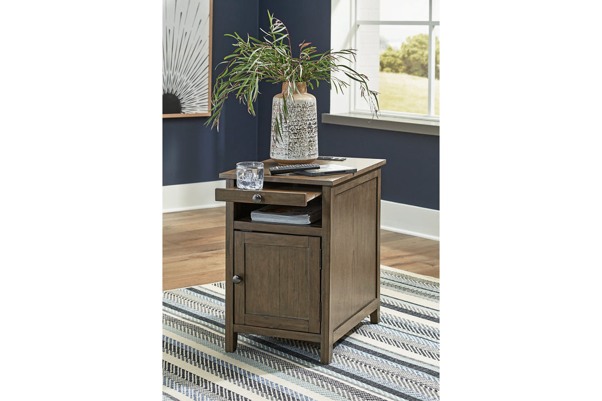 Treytown Grayish Brown Chairside End Table from Ashley - Luna Furniture