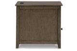 Treytown Grayish Brown Chairside End Table from Ashley - Luna Furniture