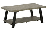 Brennegan Gray/Black Coffee Table from Ashley - Luna Furniture