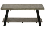 Brennegan Gray/Black Coffee Table from Ashley - Luna Furniture