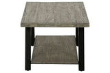 Brennegan Gray/Black Coffee Table from Ashley - Luna Furniture