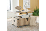 Calaboro Light Brown Lift-Top Coffee Table from Ashley - Luna Furniture