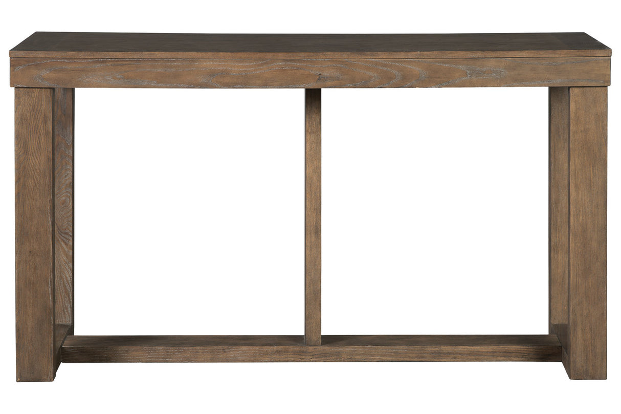 Cariton Gray Sofa/Console Table from Ashley - Luna Furniture