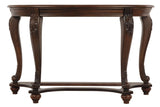 Norcastle Dark Brown Sofa/Console Table from Ashley - Luna Furniture