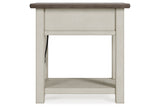 Bolanburg Two-tone Chairside End Table from Ashley - Luna Furniture