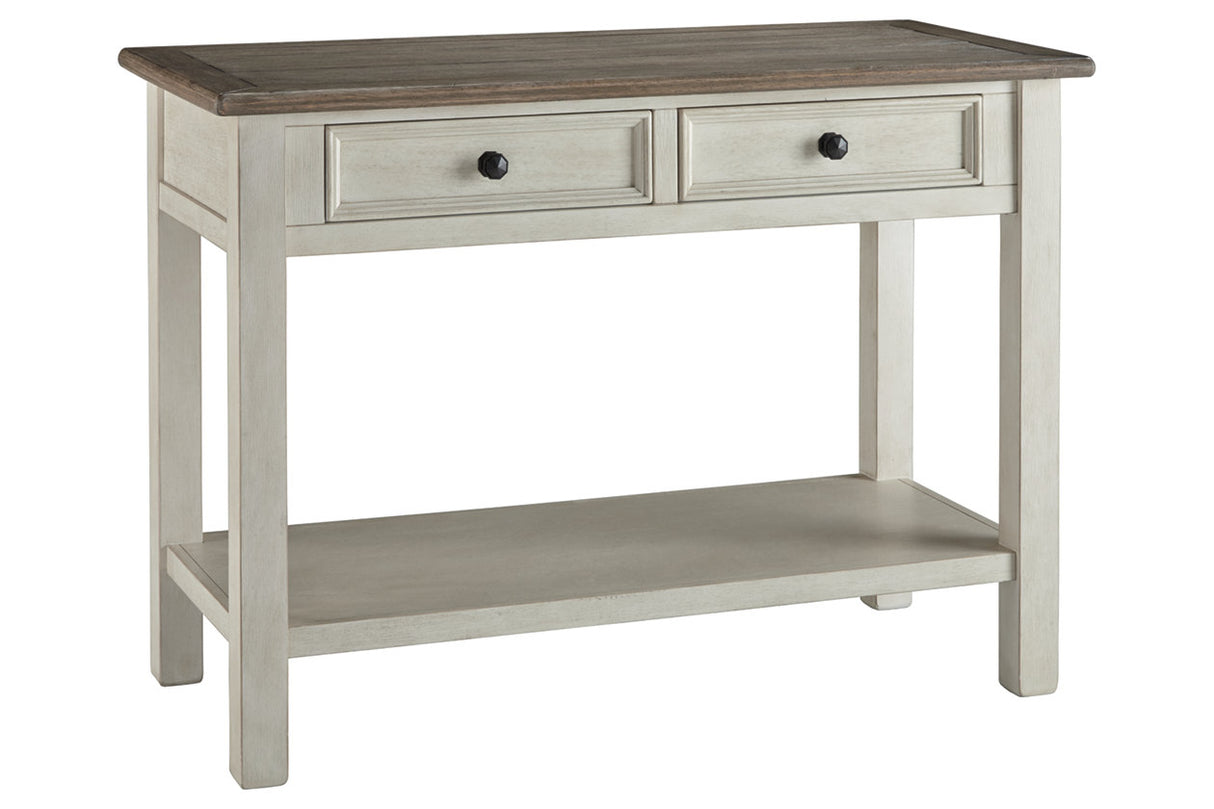 Bolanburg Two-tone Sofa/Console Table from Ashley - Luna Furniture