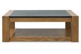 Quentina Light Brown/Black Lift Top Coffee Table from Ashley - Luna Furniture