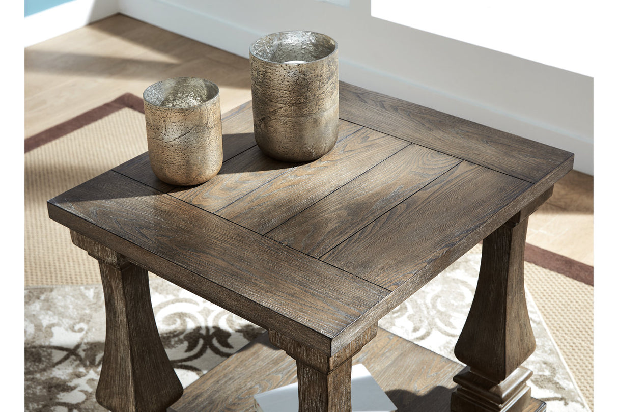 Johnelle Gray End Table from Ashley - Luna Furniture