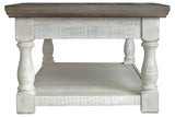 Havalance Gray/White Lift-Top Coffee Table -  - Luna Furniture