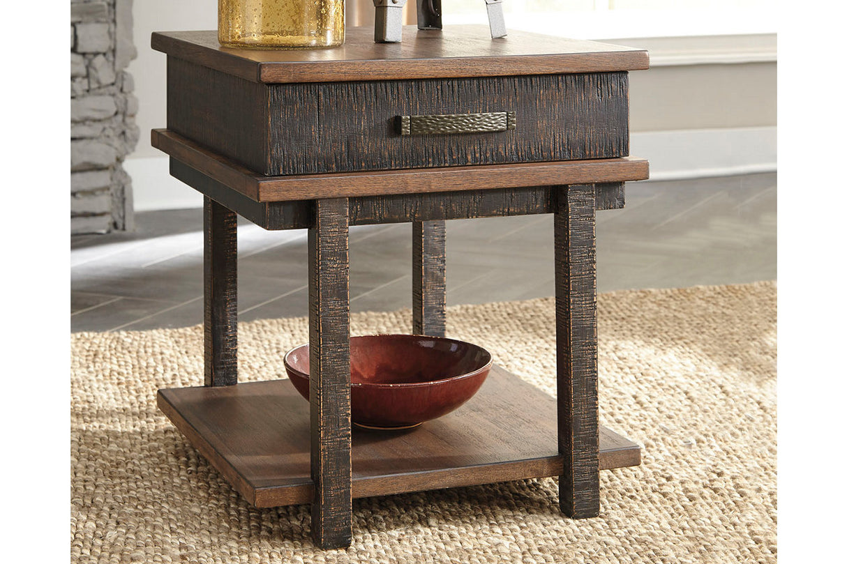 Stanah Two-tone End Table -  - Luna Furniture