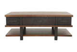 Stanah Two-tone Coffee Table with Lift Top -  - Luna Furniture