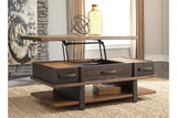 Stanah Two-tone Coffee Table with Lift Top -  - Luna Furniture