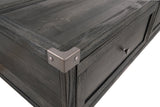 Todoe Dark Gray Coffee Table with Lift Top from Ashley - Luna Furniture