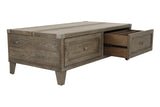 Chazney Rustic Brown Coffee Table with Lift Top from Ashley - Luna Furniture