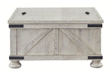 Carynhurst Whitewash Coffee Table from Ashley - Luna Furniture