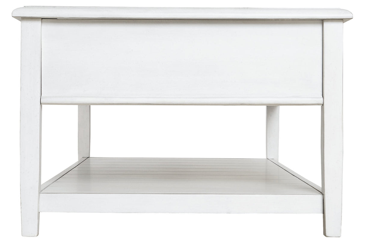 Kanwyn Whitewash Coffee Table -  Ashley - Luna Furniture