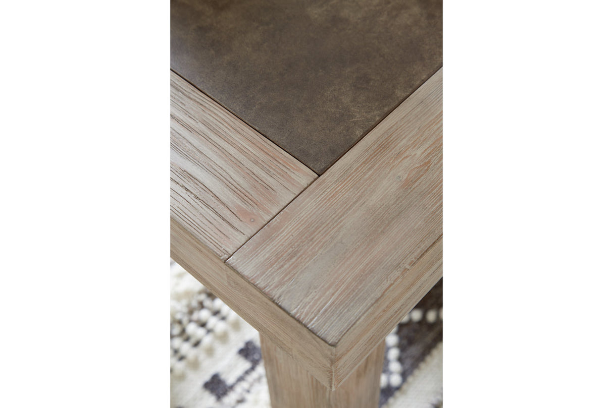 Hennington Light Brown End Table from Ashley - Luna Furniture