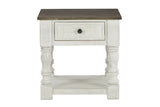 Havalance White/Gray End Table from Ashley - Luna Furniture